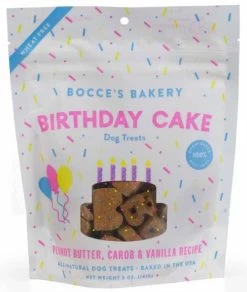 Dog Birthday Cake Cookies, Bocce's Bakery 5oz. (141g)