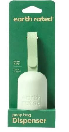 Dispenser With Earth Rated Poop Bags, Unscented