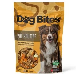 Freeze Dried Poutine Treats, Dog Bites