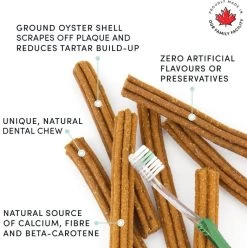 Dental Treats For Dogs, Crumps Naturals, Bacon -Pet Supplies Shop Gaterie dentaire pour chien