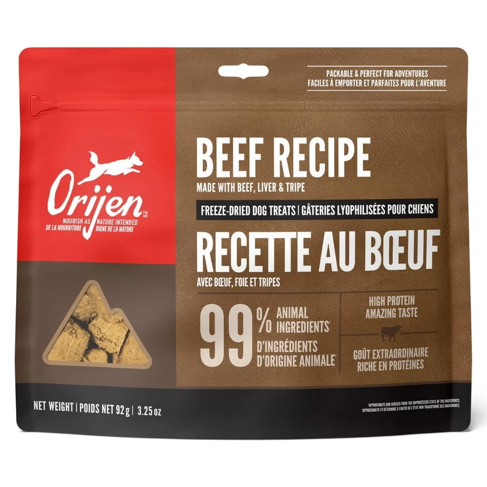 Freeze-Dried Beef Dog Treats, Orijen 92g 1 Freeze-Dried Beef Dog Treats, Orijen 92g