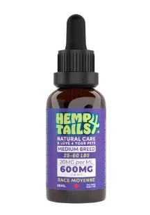 Hemp Oil For Medium Breed, 30 Ml, Hemp 4 Tails