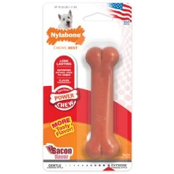 Chew Toy For Dogs, Bacon Flavor, Nylabone