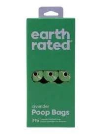 Bags For Collecting Dog Droppings, Earth Rated 315 Lavender Bags