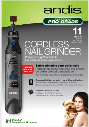 Professional Cordless Animal Grinding Wheel, Andis Lithium 6 Speed, 11 Pieces 7 Professional Cordless Animal Grinding Wheel, Andis Lithium 6 Speed, 11 Pieces - Image 7