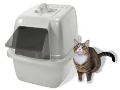 Cat Litter Box, Vanness Large With Door -Pet Supplies Shop bac vanness1 c35