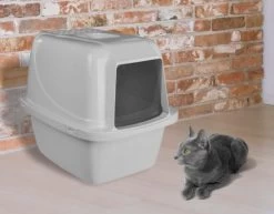 Cat Litter Box, Vanness Large With Door -Pet Supplies Shop bac vanness5 36d