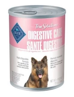 Canned Digestive Health PATE Adult Dogs, Blue Buffalo True Solutions 12.5 Oz (354g)