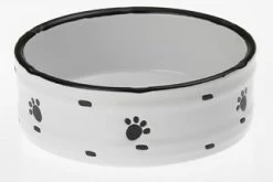 Ceramic Animal Bowl With Paw Patterns, Petrageous