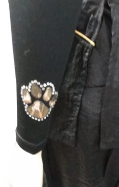 Stylist Wear Black Cougar Grooming Sweater -Pet Supplies Shop chandail nylon de toilettage ael 316