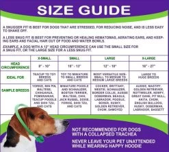 Happy Hoodie Tube Collar For Dog And Cat Grooming -Pet Supplies Shop charte de grandeur pour happy hoodie 03e