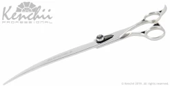 Shinobi Curved Pet Grooming Scissor, Kenchii 9.5 "Right Handed