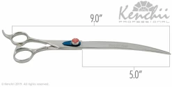 Kenchii Five Star Left Handed 9 "Pet Grooming Scissor -Pet Supplies Shop ciseau gaucher 9 courbe kenchii 1 733