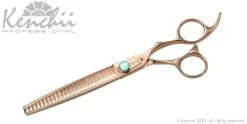 Pet Grooming Chunker Scissor, Kenchii Rosé 8 "25 Teeth, Right Hand
