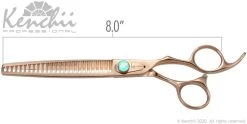 Pet Grooming Chunker Scissor, Kenchii Rosé 8 "25 Teeth, Right Hand -Pet Supplies Shop ciseau rose mincisseur kenchii2 070