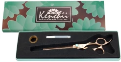 Slimming Scissors 54 Teeth For Animal Grooming, Kenchii Rosé 7 "right-handed 5 Slimming Scissors 54 Teeth For Animal Grooming, Kenchii Rosé 7 "right-handed -Pet Supplies Shop ciseau rose tui 1f0