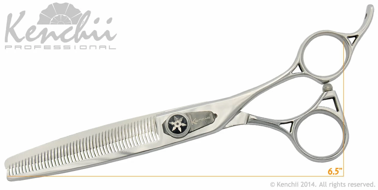 Slimming Chisel 46 Teeth For Animal Grooming, Kenchii Shinobi Right-handed 7 " 1 Slimming Chisel 46 Teeth For Animal Grooming, Kenchii Shinobi Right-handed 7 "