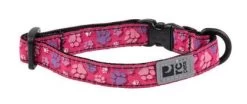 Safe Cat Collar, Pink Fresh Tracks Pattern, RC Pets