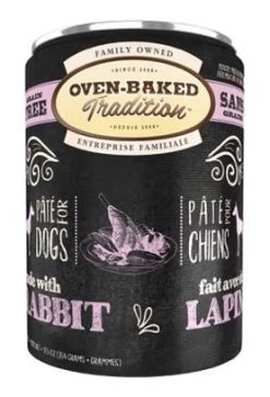 Canned Adult Dogs Grain Free Rabbit Pot Pie, Oven-Baked Tradition 12.5 Oz