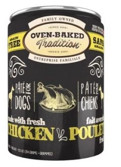 Canned Adult Dogs, Grain Free Chicken Pot Pie, Oven-Baked Tradition 12.5 Oz