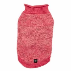 Turtleneck Knitwear For Dogs, Silver Paw Rose