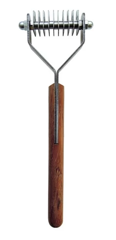 "Coat King" 10 Blade Animal Hair Detangler, Mars