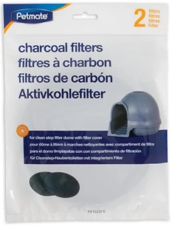 Carbon Filters For Step Dome Litter, Petmate 2 Filters
