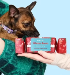 Christmas Dog Treat, Bocce's Winter Roast, 2oz -Pet Supplies Shop gaterie pour chien de noel bocces training bites