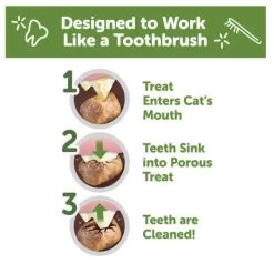 Natural Dental Treats For Cats, Chicken Flavor, Whimzees 2 Oz -Pet Supplies Shop gateries dentaires pour chat whimseez 1