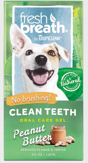 Tropiclean Fresh Breath Peanut Butter Teeth Cleansing Gel 4oz (118ml) 5 Tropiclean Fresh Breath Peanut Butter Teeth Cleansing Gel 4oz (118ml) - Image 5