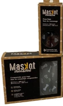 Compostable Dog Poop Collection Bags, Maskot