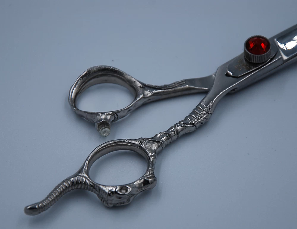 Straight Grooming Scissor, Gain Grooming Dragon Eye 7" 3 Straight Grooming Scissor, Gain Grooming Dragon Eye 7" - Image 3