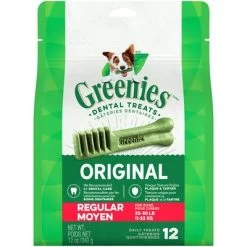 Dental Dog Treats, Regular Original, Greenies