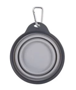 Gray Retractable Travel Bowl, Dexas