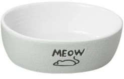 Ceramic Cat Bowl - Gray 5 ", Spot
