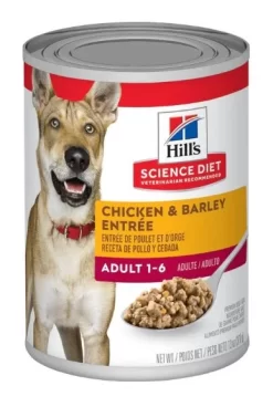 Hill's Science Diet Canned Dog Food, Chicken & Barley Entrée, 13 Oz (370 G)