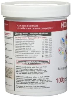 Probiotics For Older Cats And Dogs, Novanimal 100g -Pet Supplies Shop novanimal probiotic 6 milliards ingredient