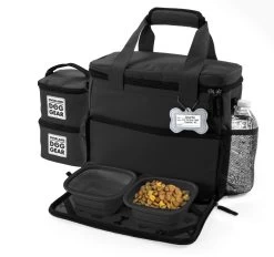 Pet Travel Bag, Black, Dog Gear - SMALL