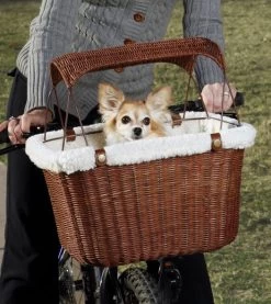 Tagalong Wicker Bicycle Basket, Petsafe -Pet Supplies Shop panier osier f7c