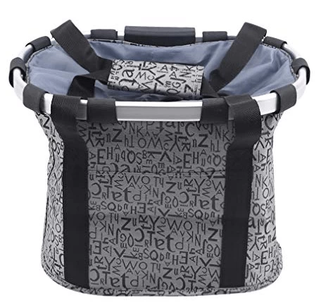 Gray Bicycle Basket For Dogs 1 Gray Bicycle Basket For Dogs