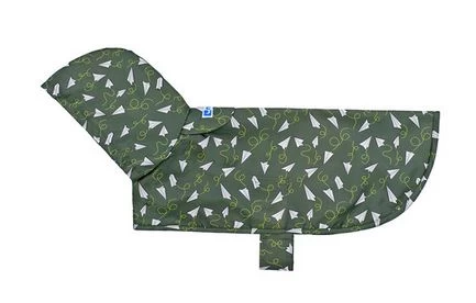 Foldable Dog Raincoat, Paper Plane Pattern, RC Pets 1 Foldable Dog Raincoat, Paper Plane Pattern, RC Pets