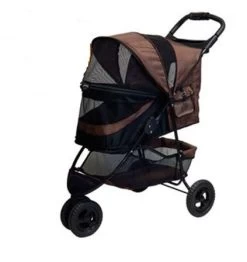 Stroller For Dog And Cat, Special Edition No-zip Chocolate, Pet Gear