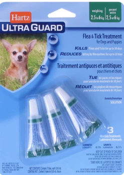 Hartz Utra Guard Flea And Tick Treatment For Dogs And Puppies -Pet Supplies Shop puce 482