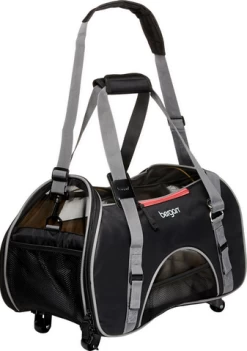 Comfort Bergan Black Carry Bag On Wheels