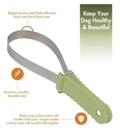 Medium To Large Shedding Grooming Saw, Safari -Pet Supplies Shop scie pour mue safari c1a