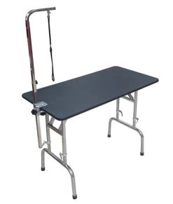 48" Grooming Table, Adjustable Legs With Support And Strap