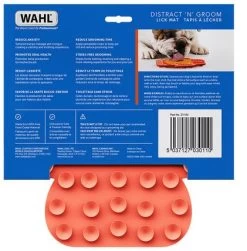 Lick Mat Distract N Groom Wahl -Pet Supplies Shop tapis a lecher avec ventouse poru chien et chat