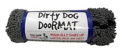 Dog Mat, Dirty Dog Doormat Grey, DGS -Pet Supplies Shop tapis gris fonc 8e3