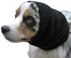 Happy Hoodie Set, Animal Tube Neck 1 Large And 1 Small, Black