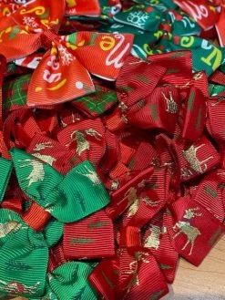 50 Christmas Bow Ties For Animals -Pet Supplies Shop thumbnail noeud papillon noel pour chien et chat boucle fa2